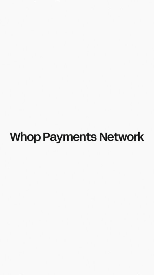 We spent 4 years building the payments network for the new internet. Entrepreneurs now earn $3.3B annually on Whop. Millions of people are clipping, labeling data, deploying agents, and starting businesses to get paid.

Now, anyone can build on the infrastructure that powers Whop.