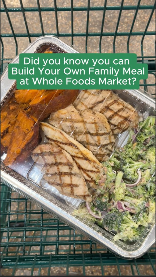 The ultimate meal prep hack 🍽️ Family meals that let you mix, match, and customize. Your way, every time. #wholefoodsmarket #familymeals #mealprep
