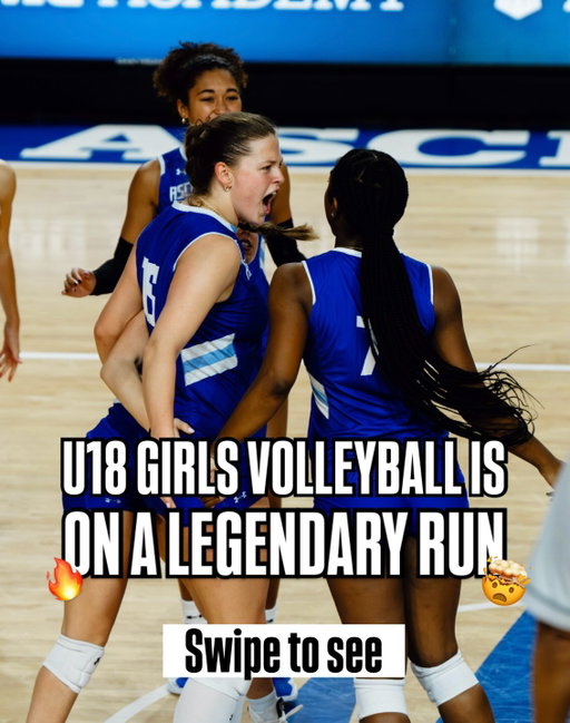 U18 Girls Volleyball are unstoppable right now 🔥🏐 

#1 in Florida (6 straight weeks) 
#1 in the Nation (VolleyLens) 
#2 in the Nation (USA Volleyball)

They also went 10–0 at the Northeast Qualifier in Philadelphia, finishing as U18 Open Champions and securing another bid to Nationals‼️This group continues to set the standard every time they step on the court. 

Want access to the same coaching our athletes have? Book a volleyball summer camp now! Link is in our bio.