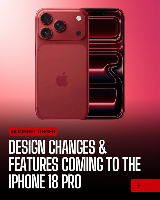 The rumor mill is officially buzzing about the iPhone 18 Pro. While the silhouette feels familiar, the details are shifting.

We’re looking at a more unified design—rumors suggest the back glass and aluminum frame will finally share a seamless, matching finish. The big visual change? A Dynamic Island that’s potentially 35% narrower as Face ID components move under the glass. Throw in a new Burgundy finish and a variable aperture camera, and 2026 is looking sharp.

Which new color would you pick? 👇

#iPhone18Pro #AppleLeaks #iPhone18 #TechNews #iPhoneColors