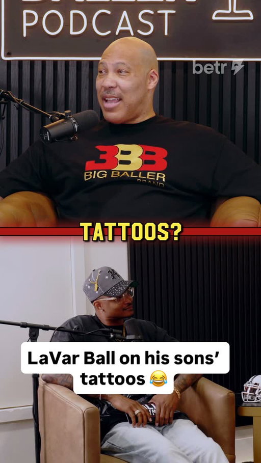 LaVar Ball is NOT a fan of his sons’ tattoos 😳 #LaVarBall #LonzoBall #LiAngeloBall #LaMeloBall #Tattoos