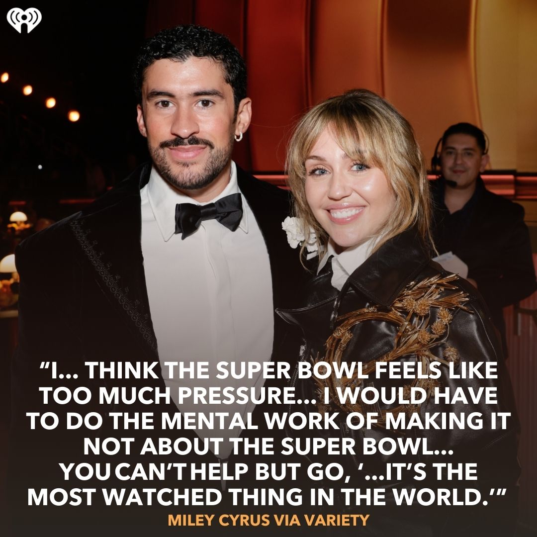 In an interview published by Variety, Miley Cyrus revealed her thoughts around playing the Super Bowl Halftime show. While not entirely writing it off, Cyrus spoke about the pressures that have held her back from performing in such a pop culture touchstone, and would much prefer it to be an event that was more like "taking a journey through the discography and appreciating each song, each era for what it is," admitting "I think I could find it in myself."

Cyrus was featured on the cover of Variety - released today, and spoke about the upcoming Hannah Montana Anniversary Special, reuniting with her father on-screen, and a surprise Selena Gomez Cameo!

Do you think Miley will ever play the Super Bowl Halftime Show?