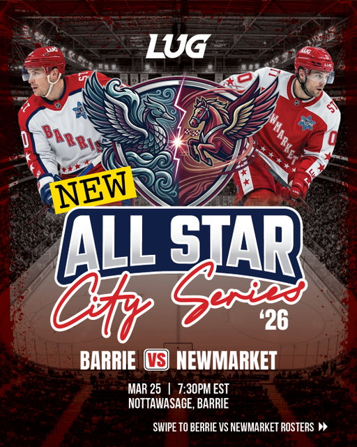 Introducing your Barrie VS Newmarket ASG Rosters 🚂🚂