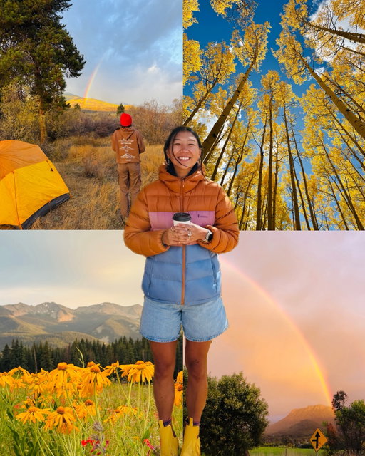 some random favs☺️❤️‍🔥

1. the color yellow & rainbows
2. skiing!!!
3. backpacking the lost coast trail
4. Glacier National Park
5. backcountry skiing in the summer
6. running the Teton Crest Trail
7. sunrises >> sunsets
8. Yosemite in the spring
9. running 4pass loop in peak fall colors
10. backpacking in the Great Sand Dunes