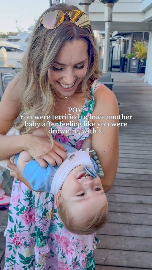 The transition from 2 to 3 kids nearly broke me and even though I always wanted 4 kids we almost stopped at 3. Postpartum Depression, having a sick baby and being on my own with 3 kids 4 and under… it rocked my world. But slowly it got a little easier. My capacity grew, I created systems, learned to parent differently and suddenly I wasn’t drowning anymore.

I was still terrified of a fourth baby and was worried it would rock my world all over again. In some ways it did. Adding another baby will always make life more challenging for a little bit.

But this time I was more prepared. I knew how to handle it and I knew any challenges would be temporary.

Looking back now I really can’t imagine life any other way! Our fourth baby completed our family and healed me in places I didn’t even know I needed it!

Just remember God has a plan better than yours 🫶

#momof4 #momof3 #fourthbaby #motherhoodinspired #motherhoodslens