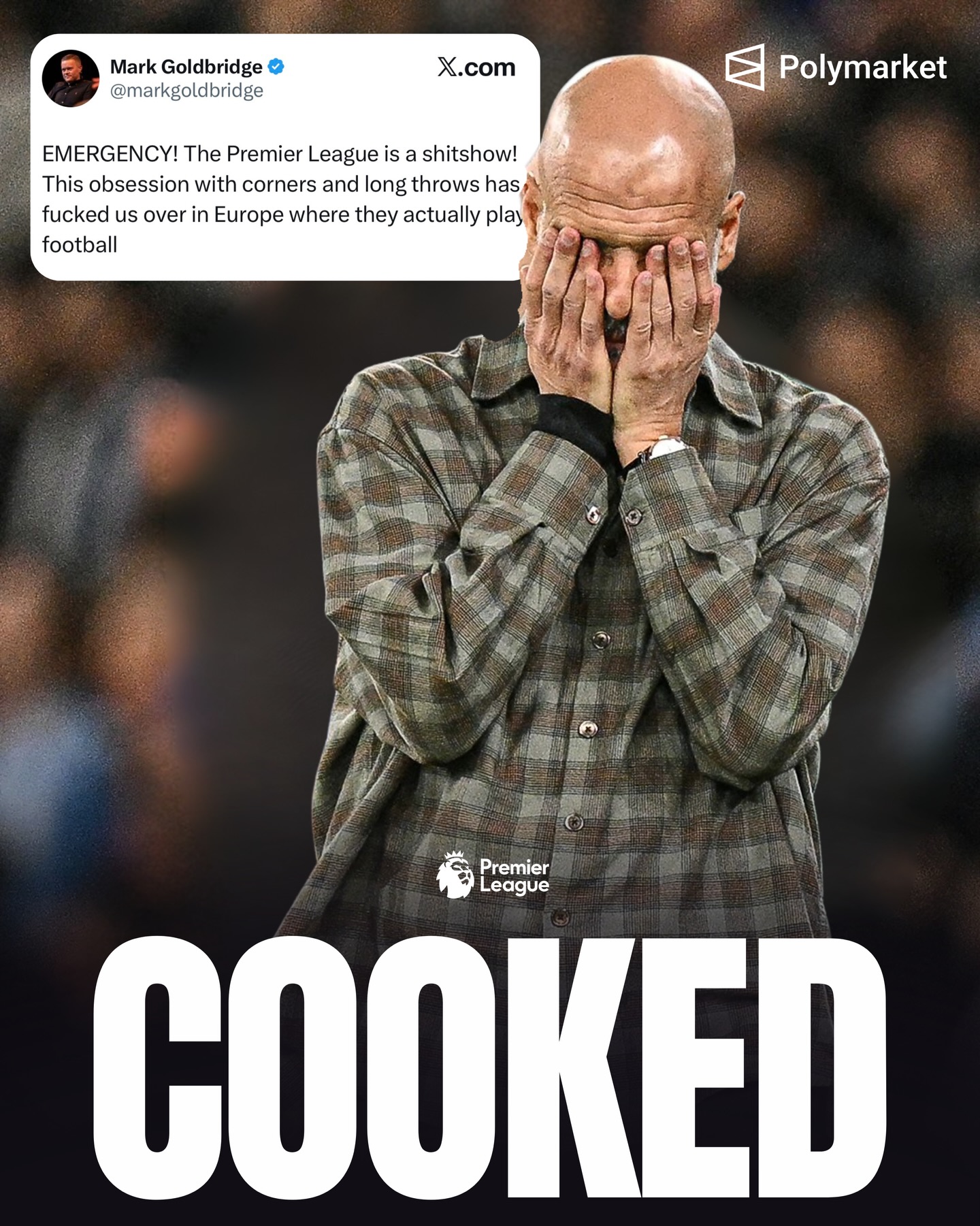 Chelsea, Manchester City and Newcastle have all crashed out in the Champions League last 16… with a brutal combined aggregate of 21–6. 😬

🏴󠁧󠁢󠁥󠁮󠁧󠁿 Chelsea 2-8 PSG 🇫🇷
🏴󠁧󠁢󠁥󠁮󠁧󠁿 Man City 1-5 Real Madrid 🇪🇸
🏴󠁧󠁢󠁥󠁮󠁧󠁿 Newcastle 3-8 Barcelona 🇪🇸

But we thought the Premier League is supposed to be the best league in the world? 👁️