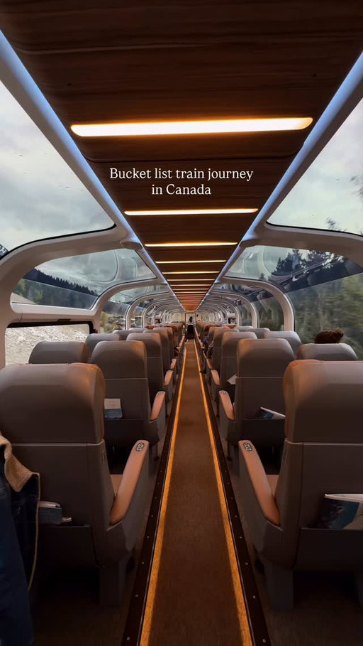 Bucket list train journey in Canada.. 🇨🇦🏔️🌲 I still think about this train ride! 🚂 

This summer @rockymountaineer is launching a limited route called Passage to the Peaks. Running through British Columbia and Alberta, with stops in Banff and Jasper.

The views from this journey will be unbelievable. Glacier fed lakes, endless mountain ranges, and seeing it all from a glass-dome train. 

It’s only running June & July this year, which makes it even more special.

If you’ve ever dreamed of experiencing the Canadian Rockies like this.. this is your sign ✨