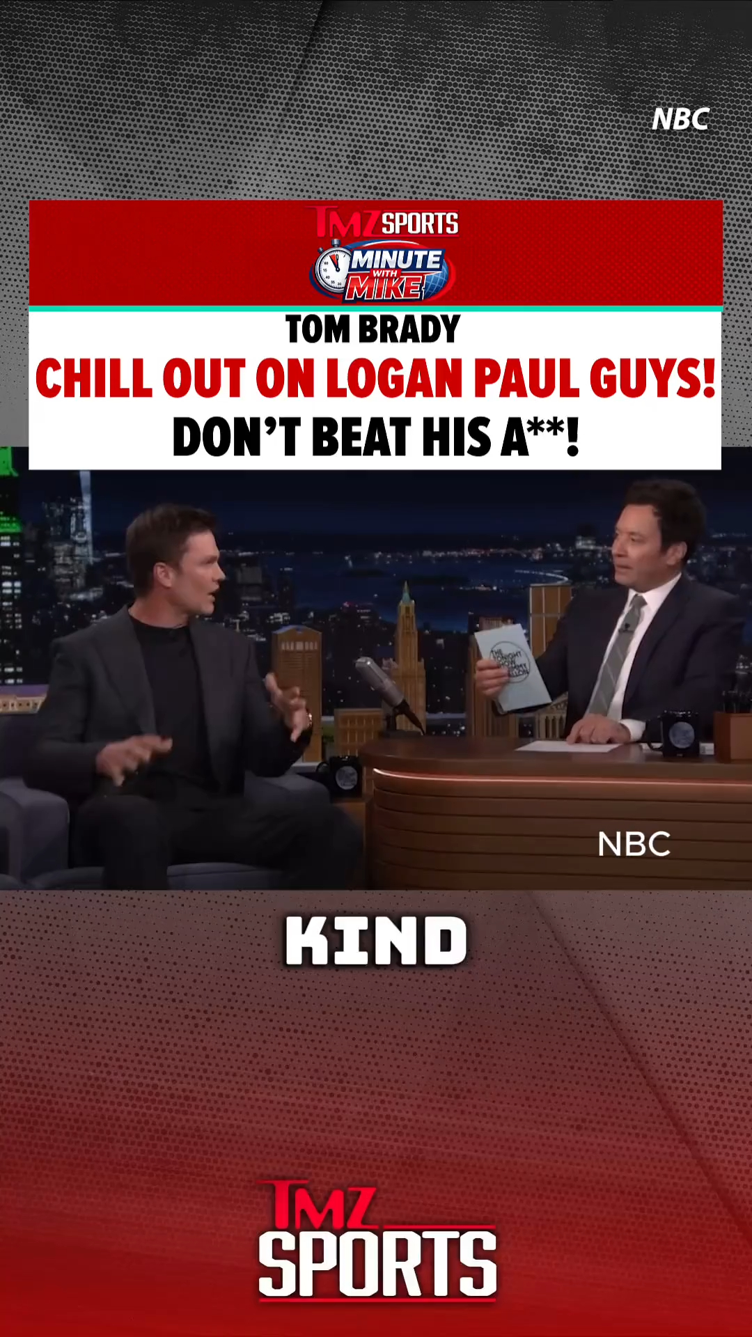 Tom Brady seems to be extending an olive branch to Logan Paul, because he's calling on NFL players to take it easy on the WWE Superstar amid their ongoing feud.