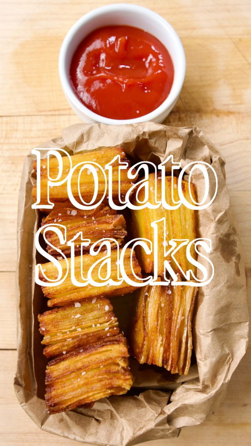 I made these crispy potato stacks almost 10 years ago on my youtube channel, and they have aged better than ever. I was inspired by a combo of @dominiqueansel’s cronut and a classic mille feuille. Potatoes are my favorite food group apparently. 😆 

Recipe is live on my substack! Link in bio 🔝