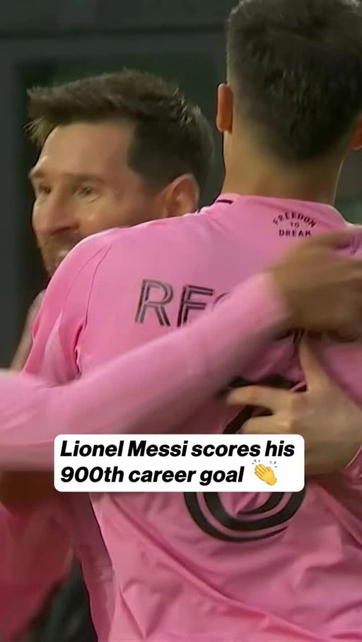 HISTORY FOR MESSI 🇦🇷

With his goal today for @intermiamicf, Argentina legend Lionel Messi has scored 900 career goals ‼️