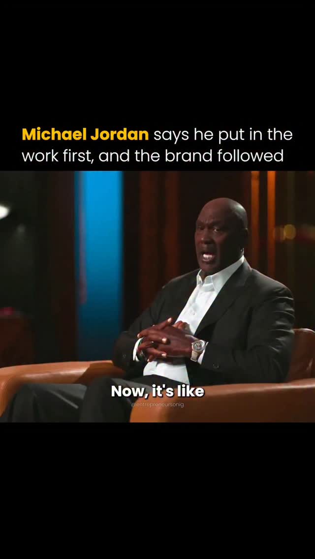 Michael Jordan, six time NBA champion and one of the greatest basketball players in history, built his reputation long before the Jumpman logo became a global symbol. 

His legacy started on the court through relentless work, elite performance, and an unmatched competitive drive.

The brand that followed was built on that authenticity. When Nike launched Jordan Brand, it was not just another product line, it represented the credibility and greatness Michael Jordan had already proven through championships and iconic moments.

In 2025, Jordan Brand generated about 7.3 billion dollars in revenue, showing that powerful brands are built on real achievement first, not marketing alone.

Follow (@entrepreneursonig) for everything related to entrepreneurs.

Media: YGT NBA Intros