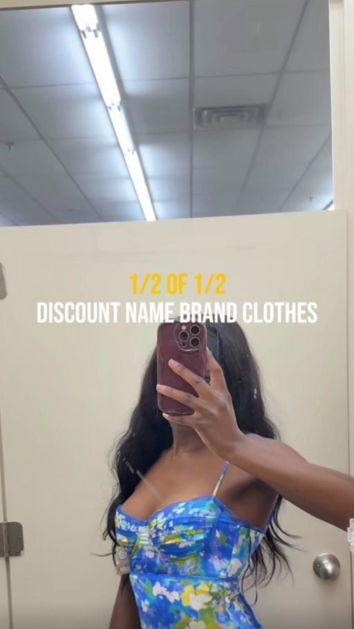 Wednesday is the best day to go for new brands because they close to restock every Tuesday! ✨

1/2 of 1/2 is actually super affordable and they have really good finds as long as you’re willing to go through the racks! They also have dressing rooms so you can actually try on clothing before buying 💕

📍1/2 of 1/2 Name Brand Clothing
 (Mesquite, Richardson, Arlington, and North Richland Hills locations) 
 
#dallastx #100thingsindallas #thriftstore #halfofhalfnamebrandclothing
#thriftingdallas