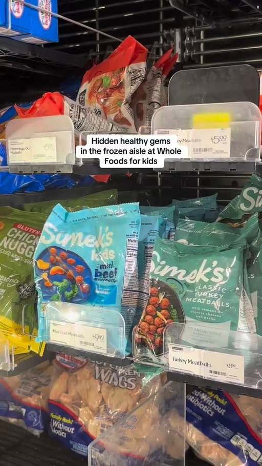 POV: the frozen aisle at @wholefoods is lowkey stacked 👀