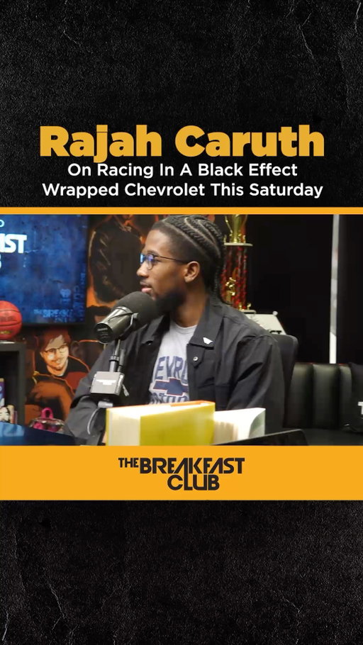 🚨 @rajahcaruth_ came through to promote his upcoming @nascar race at Darlington Raceway this Saturday, March 21st at 5:30 PM ET. He’ll hit the track 🏎️, flossing a @blackeffect-wrapped car! 😮‍💨 ➡️ Check out the full conversation on @breakfastclubam on @netflix.