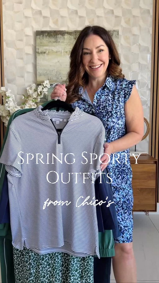 Let’s get sporty 🏌️‍♀️🎾☀️

Spring is here and so are days where I want to get out and MOVE! 🙌🏻☀️#ad @lovechicos has some of the most fun new arrivals perfect for your spring sporty days. Dresses, skort, pants and lightweight jackets all with movement in mind! 

To get outfit links:
- Reply TRM and links will be sent through DM
- ShopMy page (linked in bio) linked under fashion & Instagram tabs

#lovechicos #springsports #activeoutfits
