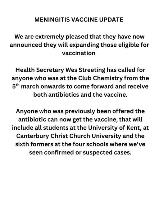 If you are eligible please head to the sports centre.