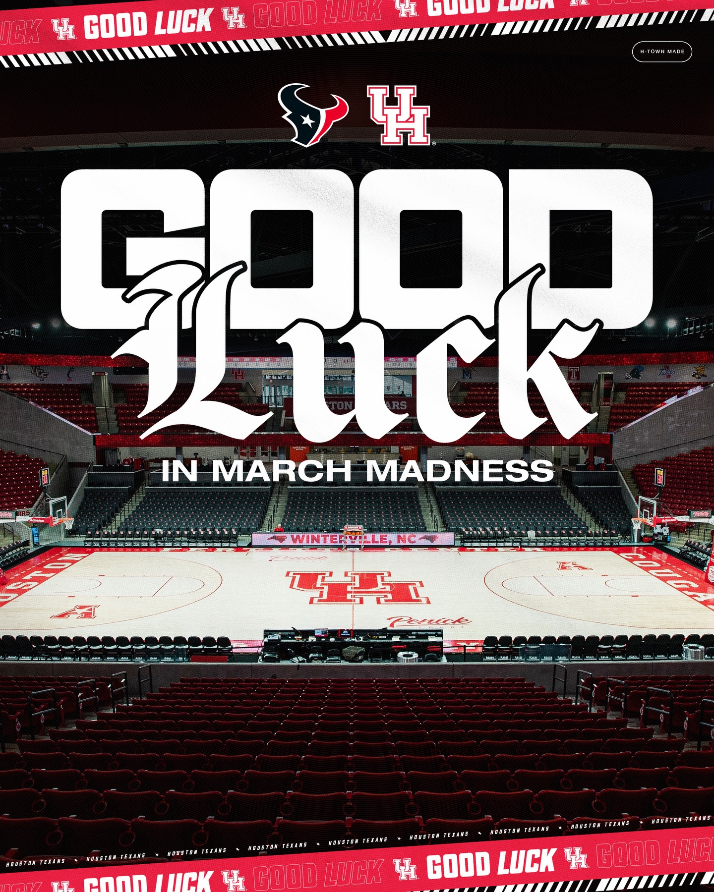 Wishing @uhcougarmbk the best of luck in the NCAA Tournament‼️