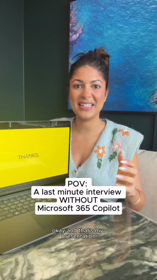 Copilot makes last‑minute prep a whole lot easier.  @microsoft365 #microsoft365partner