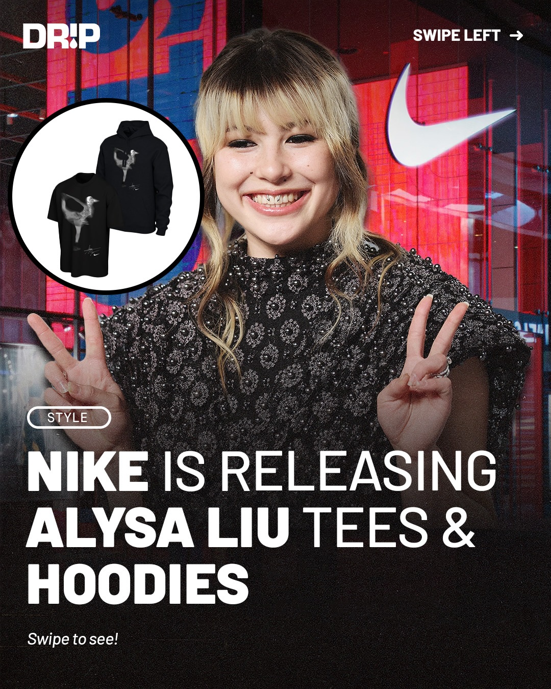Nike is tapping into the momentum of Alysa Liu with a new apparel release featuring tees and hoodies inspired by her rise in figure skating.

Liu became the youngest U.S. national champion at just 13 and quickly built a reputation for pushing technical boundaries in the sport, including landing triple Axels on the world stage.

The collection reflects Nike’s continued focus on spotlighting young athletes who blend performance, individuality, and cultural impact beyond their sport.

Cop or drop ⁉️