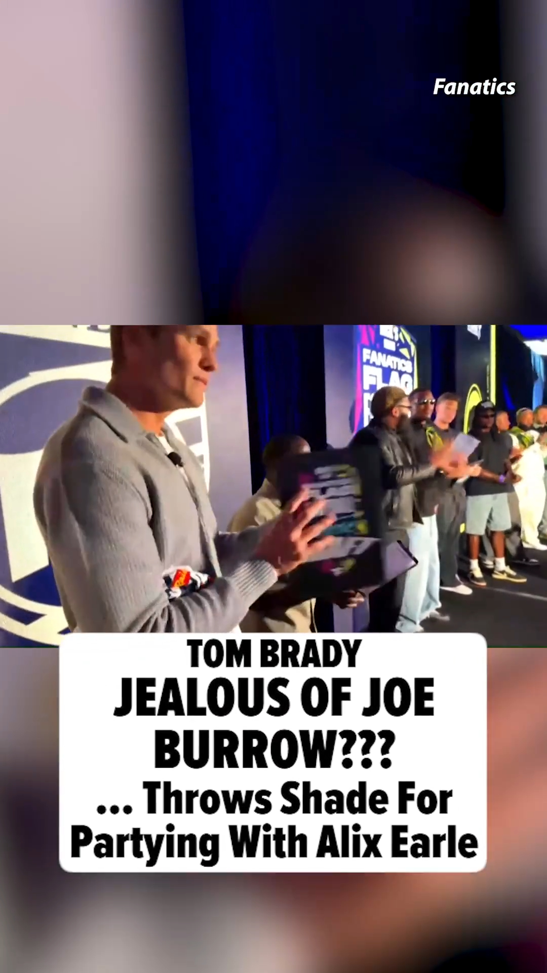 Tom Brady was unhinged during the Fanatics Flag Football Classic Draft on Wednesday 👀

Full breakdown of the choas at the link in bio. 

🎥: Fanatics