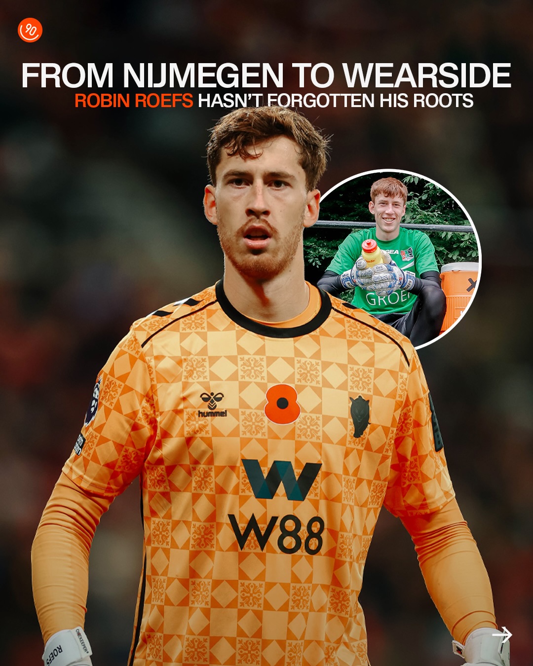 Robin Roefs is one of the Premier League’s best keepers. A diamond in the rough unearthed by the Black Cats to ruin your favourite striker’s day. The new, fresh-faced frontman of the GK Union.

None of that would be possible without the decade he spent rising through the ranks at NEC Nijmegen, his original home in football, a place still dear to his heart.

On the day that around 100 NEC fans travelled to Wearside to celebrate one of their own, we caught up with Robin to reminisce over the Eredivisie and understand how NEC shaped him.