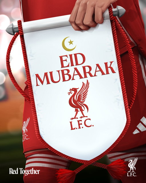 Eid Mubarak to all of our supporters celebrating across the world today. #RedTogether