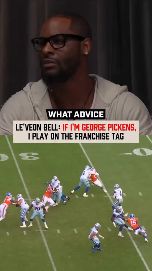 Le’Veon Bell: If I’m George Pickens, I play on the franchise tag in hopes of getting a deal done 
(CREDIT: “The White House with Michael Irvin” on Netflix)