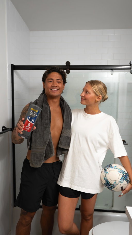 From high-energy moments on the sand to resetting after the game, it’s all about how you show up and recover.
My boyfriend stays fresh and confident with @dovemencare as the @fifaworldcup 2026™ approaches. ⚽️🌊 #dovemenpartner #fifaworldcup26 #weare26