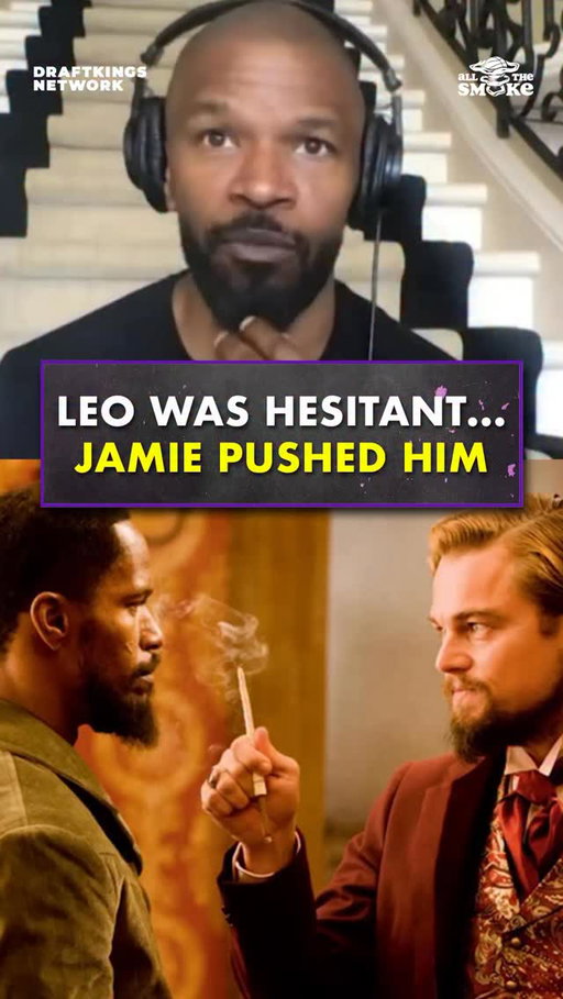 Leonardo DiCaprio was holding back in Django Unchained... 👀 

Then Jamie Foxx & Samuel L. Jackson told him to LET IT FLY 🤣🔥