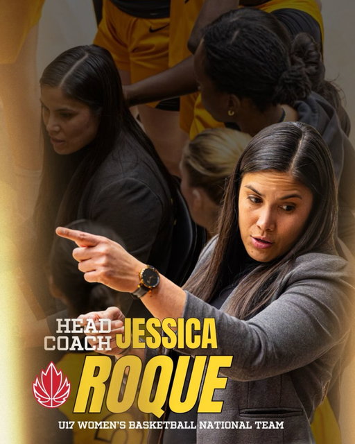 Congrats Head Coach @jroque50 on being named this year’s U17 Women’s National Team Head Coach! Good luck in Czechia at FIBA World Cup. 

#goblackgogold #canadabasketball