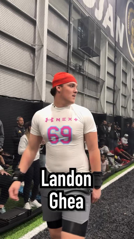 Landon was DOMINANT at the UA Next Camp 👀 #strictlyfootball @strictlyleighton