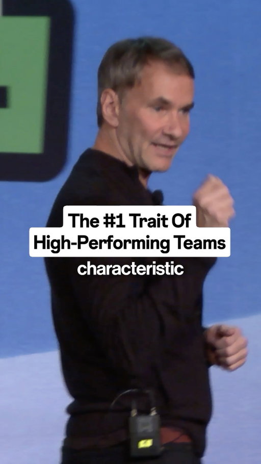 Ask most people what makes a high performing team and they'll say trust, communication, empathy. All important, but here's what 20 years of research actually shows: the highest performing characteristic is a challenge culture.

The best teams have candor. They speak truth even when it's uncomfortable, take courageous risks with each other, call each other out, and wrestle ideas together. It's not about being nice, it's about being honest.

High performing teams have a social contract for candor and transparency. If your team can't challenge each other in the room, you're not performing at your highest level, you're just getting along.

#Leadership #HighPerformingTeams #ChallengeCulture