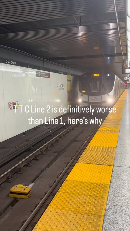 The Toronto Transit Commission subway system still uses a form of fixed-block signaling on parts of Line 2—technology that dates back decades—meaning trains are spaced based on predefined track sections rather than real-time positioning.

That’s why newer lines (like Line 1 upgrades) can run trains more frequently—they use automatic train control (ATC), which tracks trains continuously and safely reduces spacing.

#gotrain #ttc #toronto #subway #line1