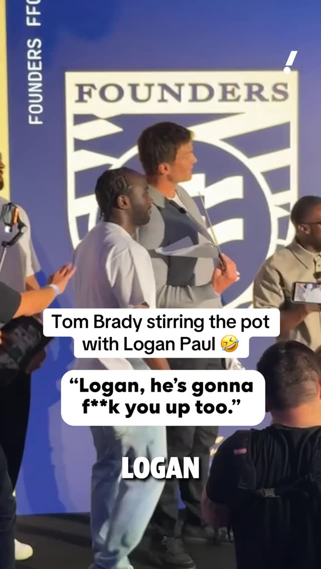 Tom Brady tells Logan Paul that Terence Crawford is going to “f*** him up too” at the Fanatics Flag Football Classic event 😭

#tombrady #loganpaul #terencecrawford #football #fyp