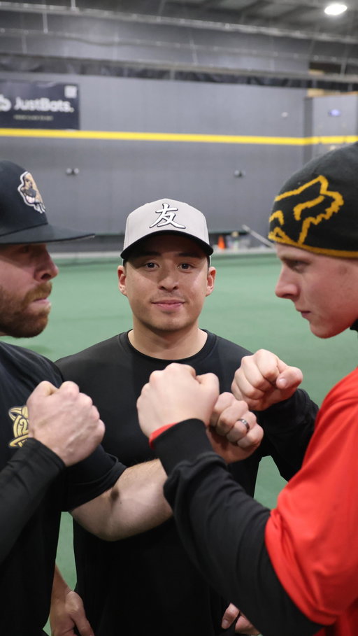 The @baseballbatbros went AGAINST each other in this week's episode & it got a little hectic. See you Saturday. #2up2down #fyp #baseball #batbros