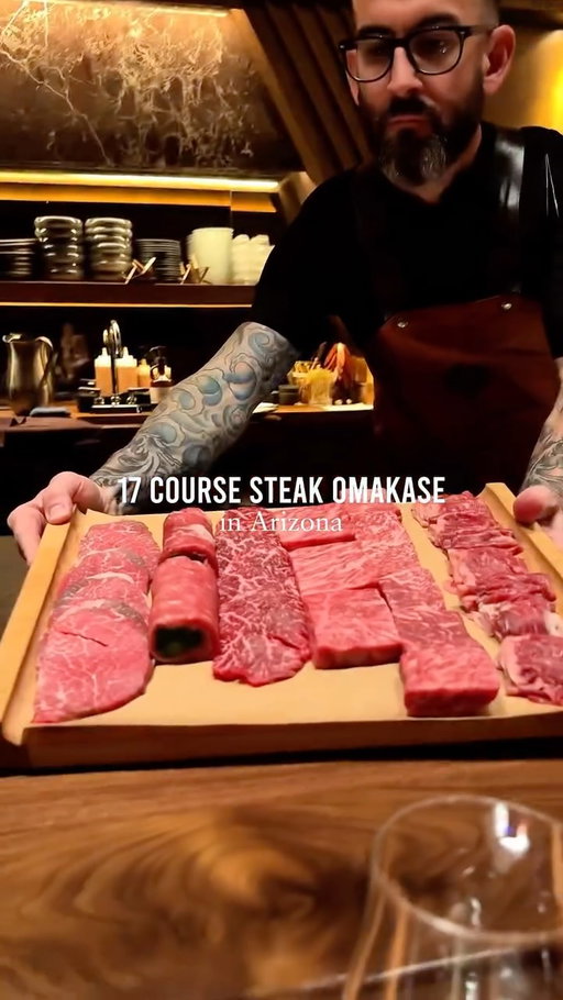 We got the opportunity to have a first look at Uppercut, an intimate chef’s counter tucked inside Cleaverman Steakhouse in Downtown Phoenix. Chefs Jared Porter and Travis Sassmann put together a 14-course menu (though with all the surprises in between, it’s really closer to 17) built around house-aged beef sourced from ranches around the world, with flavors drawing from Thailand, Vietnam, Japan, and the broader Indochina region. This is a truly unique concept that we’re so glad to have here in AZ! Make sure you come hungry.​​​​​​​​​​​​​​​​
🎟️ $225 pp 
📍 @uppercutomakase 455 N 3rd St Unit 1005 Phoenix, AZ 85004