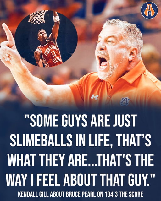 Former #illini Kendal Gill did NOT hold back when asked about Bruce Pearl on @thescorechicago 🤯😬