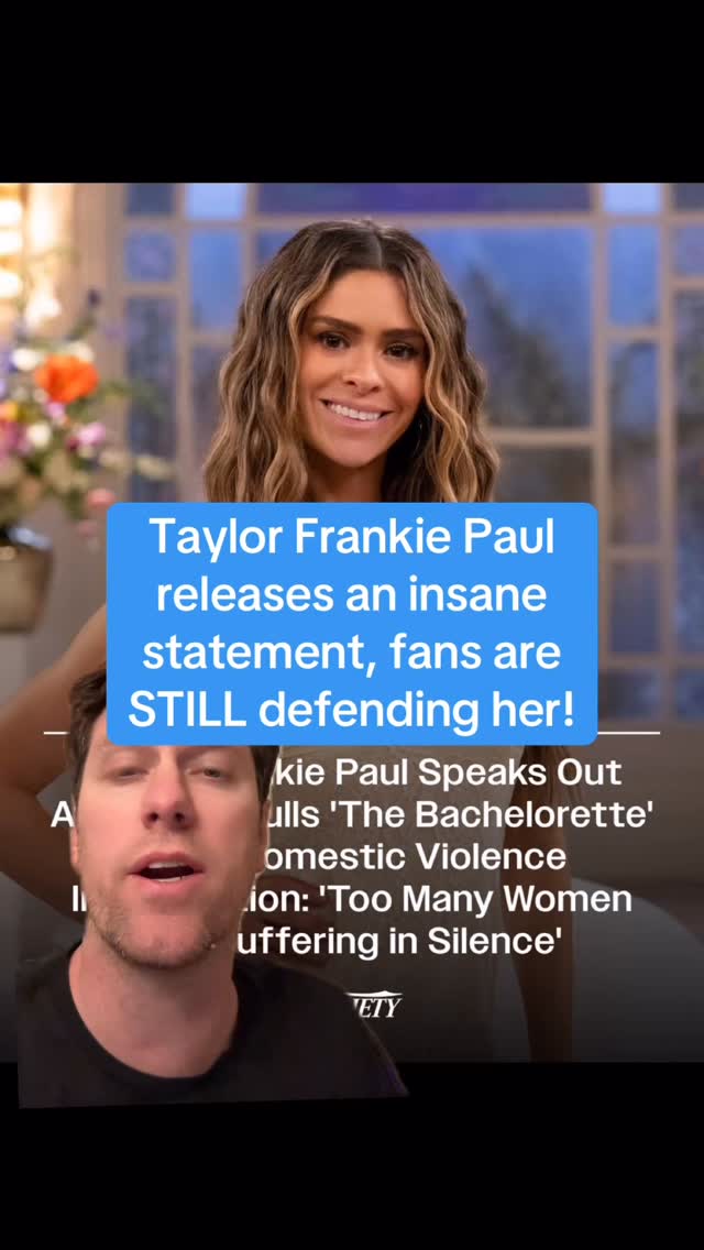 Taylor Frankie Paul  releases an insane statement, fans are 
STILL defending her! Let me just clear some things up:

1) the only statement she should be making right now is apologizing, taking responsibility for the things she did wrong, not pointing the fingers at others, and focusing on her family not her career 

2) fans focusing on the timing and release of the video…that is NOT the main takeaway. The fact that there IS a video of her throwing chairs at people is what matters! Am I taking crazy pills?

3) the video leak was definitely motivated by the release of her season, but also maybe the second domestic violence incident 3 weeks ago probably impacted that decision. 

4) even if it was pure spite, and even if the boyfriend is a complete asshole, it does not absolve her of her behavior

5) if this was a man on the bachelor, and there was a video of him throwing chairs at women and children, NOBODY would be talking about the release of the video and/or his partners behavior that provoked the incident. And if it was a man, on probation for the first incident, and another incident happened just recently, he’d be in jail and he’d be DEAD in the court of public opinion. 

6) what you see on a reality tv show about Mormons banging each other is not real life and can’t be the basis for how you judge a real life domestic violence incident