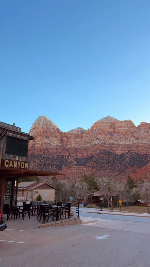 Would you travel for coffee with a view like this? ✈️ 

📍Canyon Coffee in Springdale, Utah near the main entrance to Zion National Park 🏜️

Zion National Park was actually the main event, but we never skip the chance to explore local gems. Every trip, we hunt down a cozy coffee shop or bakery to fuel up.

🤳 Send this to your coffee buddy ☕️

Follow @thisworldofadventure for more travel adventures 🧳 ✈️

#zionnationalpark #zionnps
#zionnationalparkutah