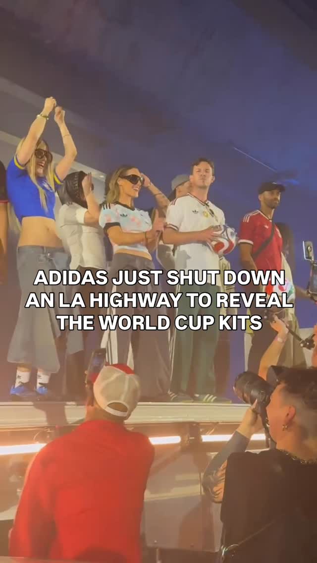 adidas just shut down an LA highway to reveal the official World Cup kits ‼️ What are y’alls thoughts ⁉️

#adidas #worldcup #worldcup2026 #fifaworldcup