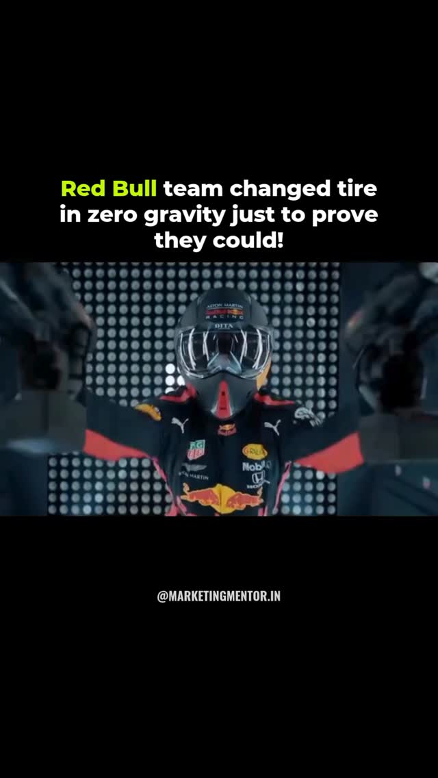 Red Bull doesn’t just sell energy drinks — it funds insane stunts like this.

Red Bull Racing performed a full F1 pit stop inside a zero-gravity plane.

With only 22 seconds of weightlessness, a 16-member crew had to handle a 400 kg car while everything floated mid-air.

Even the wheel guns could spin them instead of the tires — so they had to anchor themselves while working.

After nearly 80 attempts, they finally pulled it off in 20 seconds.

One of the most technically challenging stunts in motorsport history.