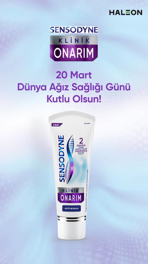 Daha sağlıklı gülüşler için küçük adımlar yeter 💙
20 Mart Dünya Ağız Sağlığı Günü kutlu olsun ✨

*14 gün klinik olarak hassasiyet rahatlaması sağlar. 
#20MartDünyaAğızSağlığıGünü