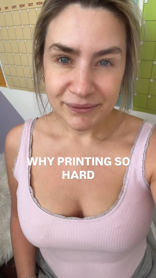 I HAVE A TODDLER HOW IS THIS THE HARDEST THING IN MY LIFE 🖨️