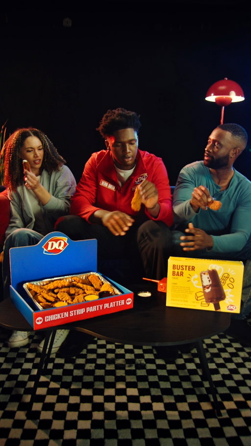 #ad DQ 🤝 DQ ​

Teaming up to soothe your bracket buster blues with FREE BUSTER BAR Treats when you order the DQ Chicken Strip Party Platter in the DQ App. ​