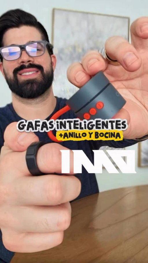 Gafas inteligentes con anillo y bocina interprete? 
🤯 

La nueva propuesta de INMO, GO3, es distinta no solo por su diseño ultra delgado, ligero y con estilo sino más bien por la integración de accesorios que ayudan a mejorar la experiencia de uso: un anillo para navegación sin levantar tus manos y una bocina que sirve como intérprete.

En solo unas semanas llegarán al mercado de
manera oficial a través de Kickstarter (Abril 15). 

Si quieres más detalles y estar al pendiente del lanzamiento, comenta LINK y te paso enlace directo.