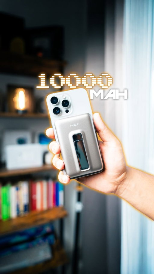 Comment: "Power", and I'll DM the link to you!
This is probably the best #magsafe powerbank I have used, featuring #qi2 wireless charging for your phone. Super premium, and super effective.
Check it out now!
#noise #magsafepowerbank #techreels