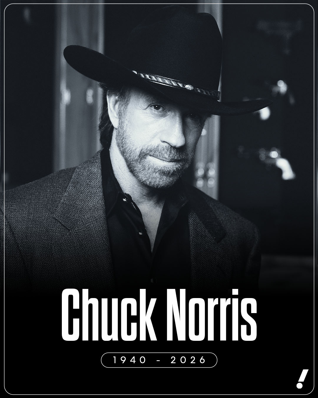 Chuck Norris, who parlayed his martial arts background into TV stardom on "Walker, Texas Ranger," has died at age 86, his family announced.

Norris was a back-to-back world champion at the International Karate Championship.