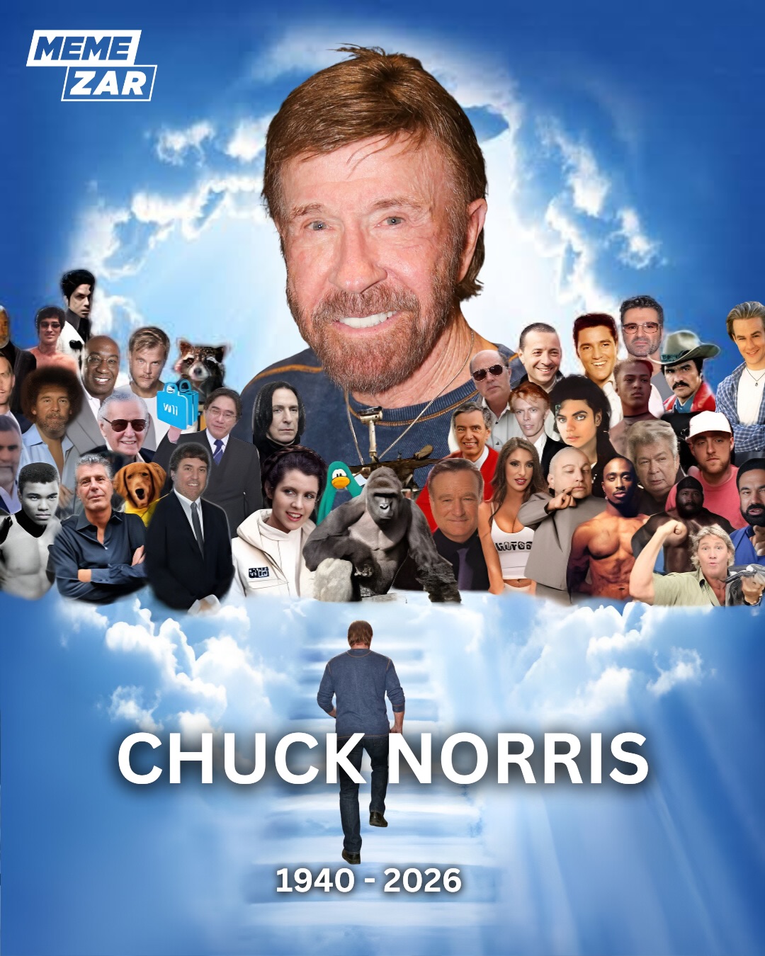 Chuck Norris has passed away, leaving behind one of the most legendary careers in action history 🕊️

Born in March 1940, he became one of the most iconic action stars of all time, building his legacy on a rare mix of real martial arts mastery and on-screen toughness. Before Hollywood, he was already a six-time undefeated karate champion, bringing a level of authenticity to his roles that few could match. He broke into the mainstream after facing Bruce Lee in Way of the Dragon, then went on to headline classics like The Delta Force and Missing in Action, helping define the 80s action hero era.

Later, he became a household name with Walker, Texas Ranger, a long-running series that cemented his image as the ultimate lawman. Beyond film and television, Norris evolved into a cultural icon through the “Chuck Norris facts” era, turning him into an internet legend as much as a movie star. Whether through martial arts, film, or meme culture, he leaves behind a legacy that shaped generations.