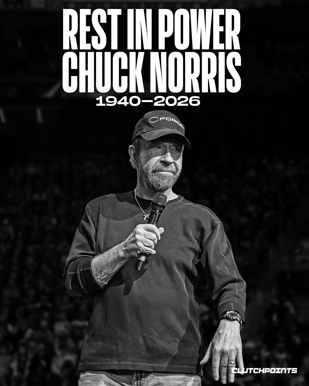 The respect will never fade for a larger-than-life figure. 

Chuck Norris passed away at the age of 86. 

Rest in power, Texas Ranger.