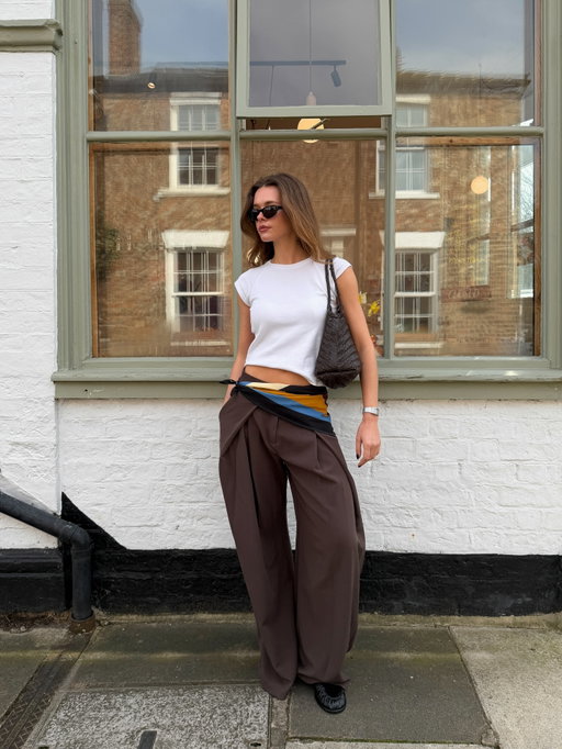 Friday fitttt 🍌
•
•
•
#outfitinspo #springoutfitideas #minimalfashionstyle #pinterestinspo #90sfashion outfit ideas, spring fashion, bandana scarf